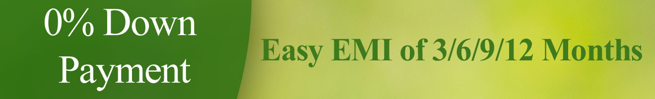 Easy EMI Starts From Rs.2300/- only